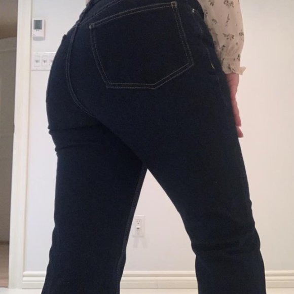Bootleg Simons dark blue jeans - Picture 1 of 3